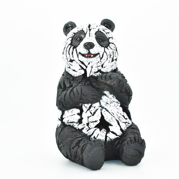 Adam & Friends Stone Resin Wilderness Statue Sculpture | Sitting Panda - Picture 1 of 5